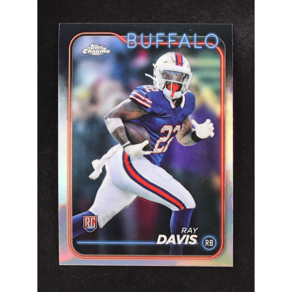Ray Davis 2024 Topps Chrome Refractor #253 RC at PristineAuction.com