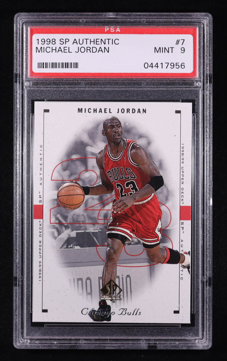Michael Jordan 1998-99 SP Authentic #7 (PSA 9) at PristineAuction.com Michael Jordan 1998-99 SP Authentic #7 (PSA 9) at PristineAuction.com