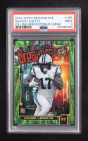 Xavier Legette 2024 Topps Resurgence Circuit Breakers Lime Green Power Surge #5 #12/15 RC (PSA 9) at PristineAuction.com