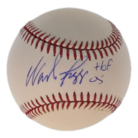 Wade Boggs Signed OML Baseball Inscribed "HOF 05" (Steiner) at PristineAuction.com