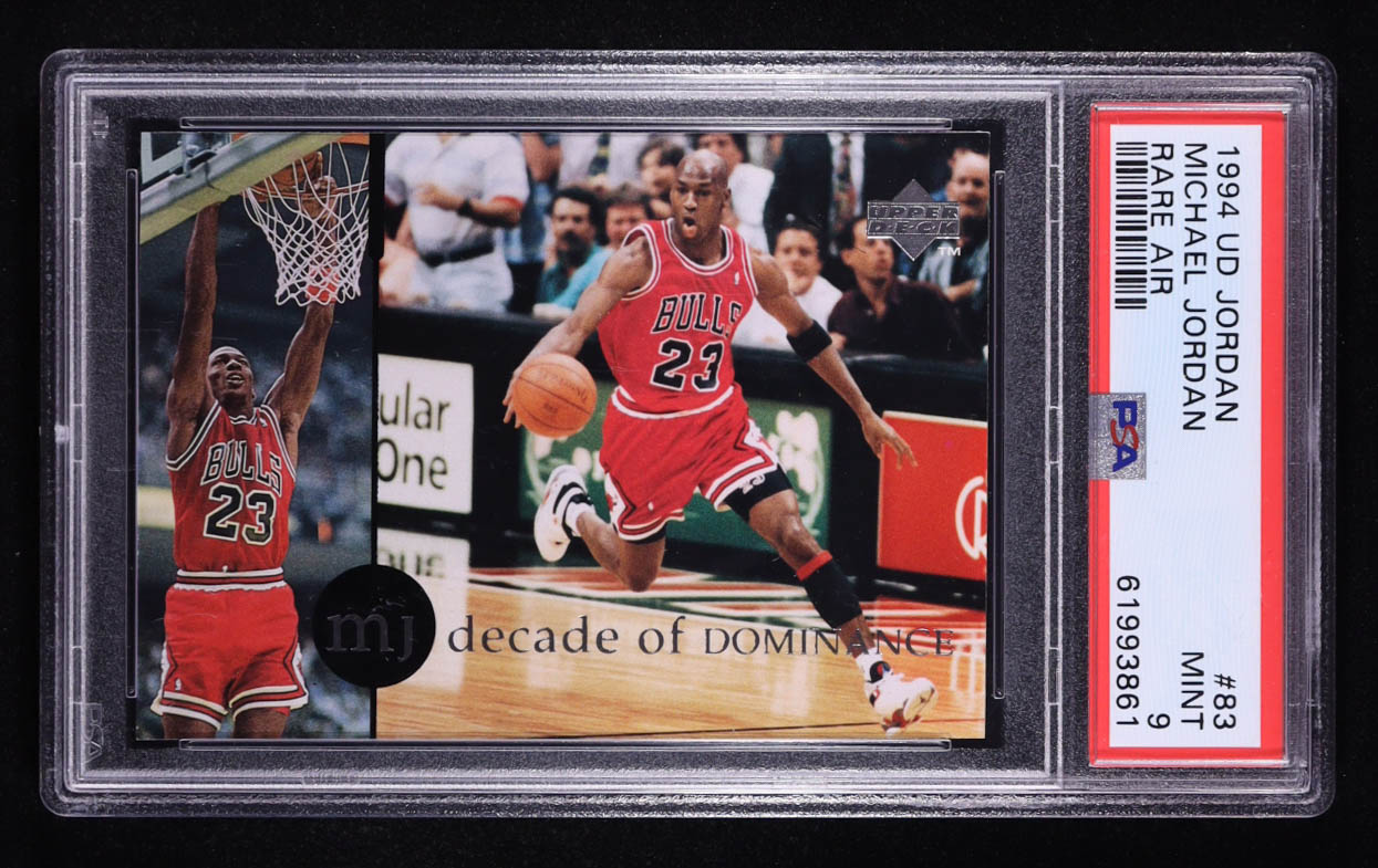 Michael Jordan 1994 Upper Deck Jordan Rare Air #83 (PSA 9) at PristineAuction.com Michael Jordan 1994 Upper Deck Jordan Rare Air #83 (PSA 9) at PristineAuction.com