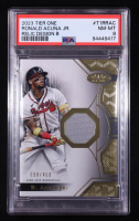 Ronald Acuna 2023 Topps Tier One Relics #T1RRAC #058/400 (PSA 8) at PristineAuction.com