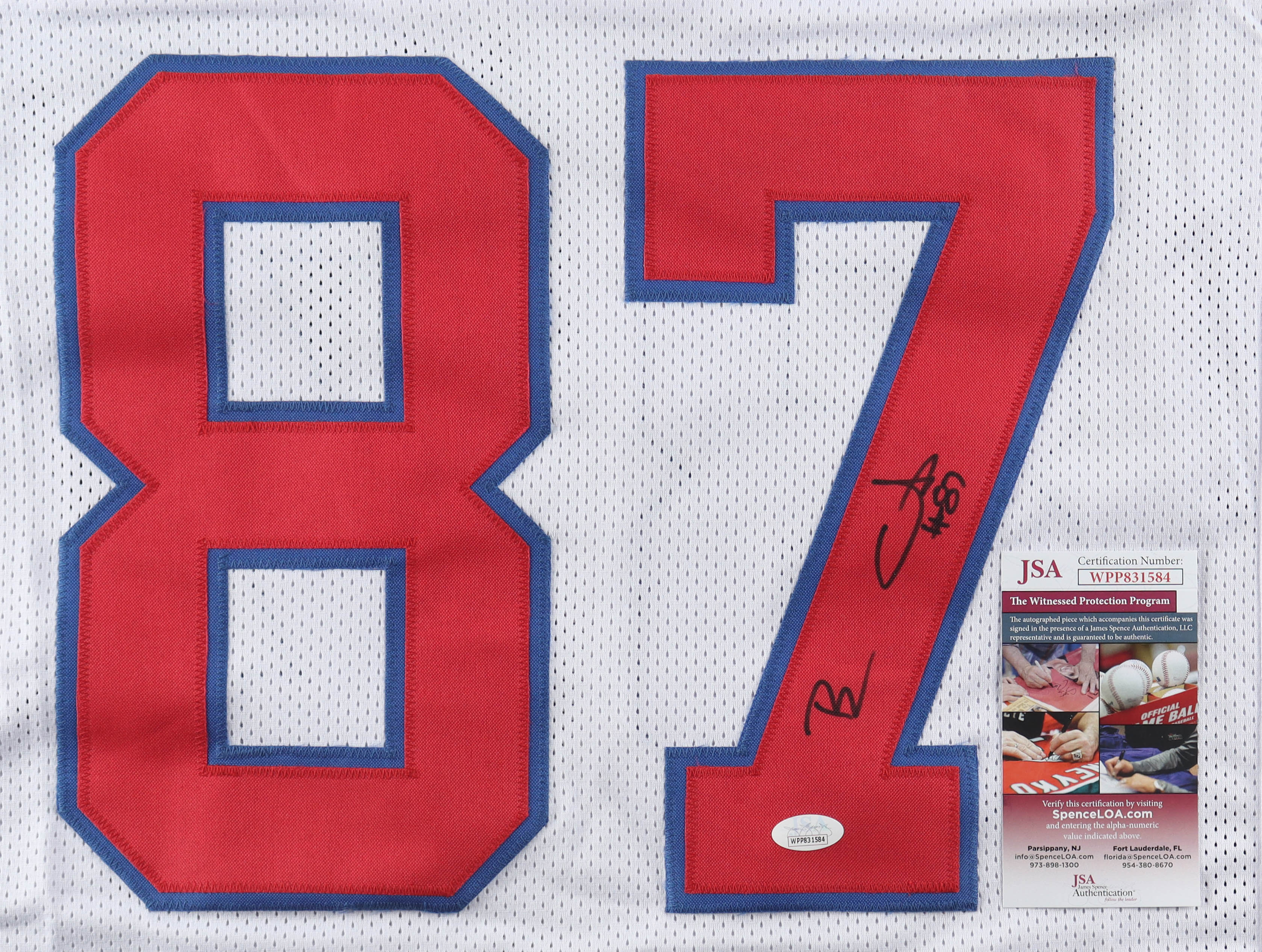 Ben Coates Signed Jersey (JSA) at PristineAuction.com Ben Coates Signed Jersey (JSA) at PristineAuction.com