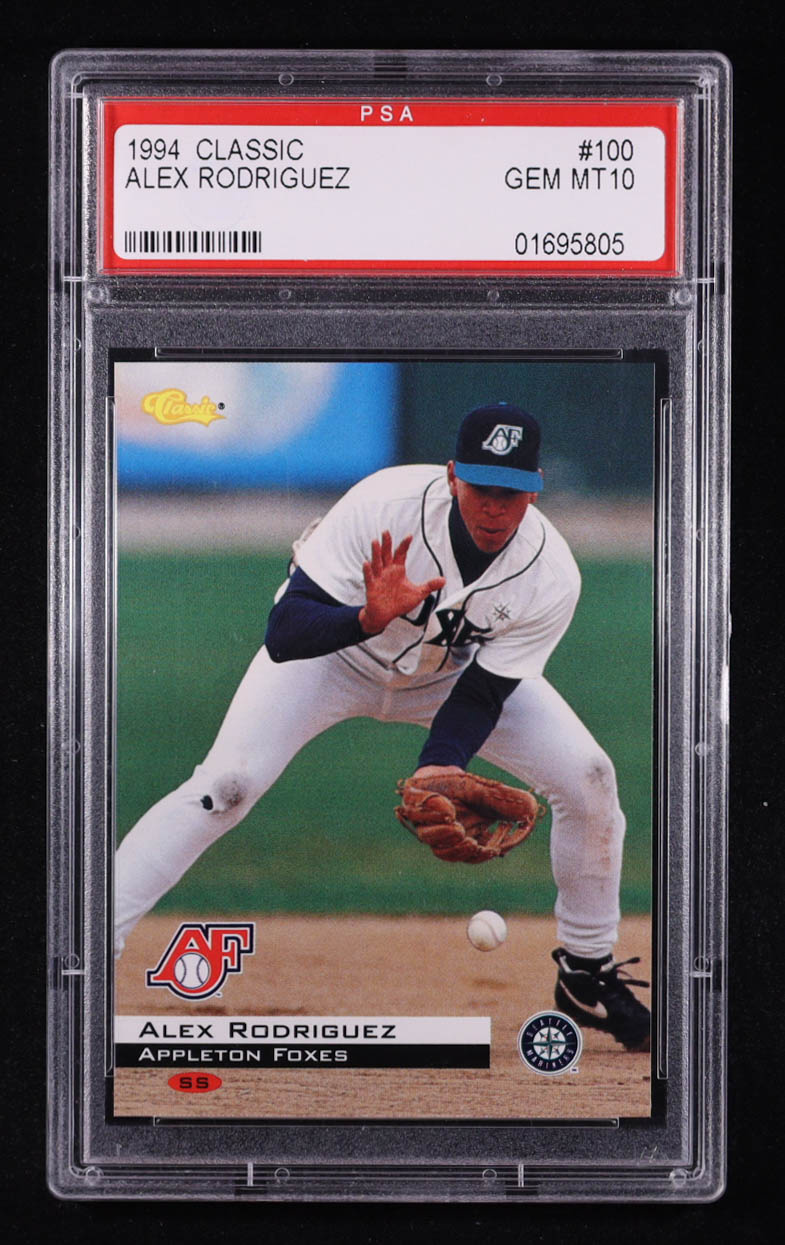 Alex Rodriguez 1994 Classic #100 RC (PSA 10) at PristineAuction.com Alex Rodriguez 1994 Classic #100 RC (PSA 10) at PristineAuction.com