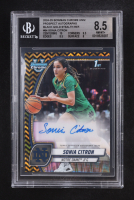 Sonia Citron 2024-25 Bowman Chrome University Prospect Autographs Black Gold Stealth Refractor #64 RC #24/24 (BGS 8.5) at PristineAuction.com