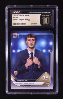 Cooper Flagg 2025-26 Topps Now #D1 RC (CGC 10 | Pristine Black Label) at PristineAuction.com