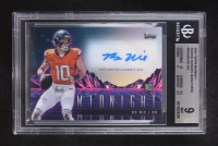 Bo Nix 2024 Topps Midnight Rookie Horizon Signatures #RHSBN (BGS 9) at PristineAuction.com