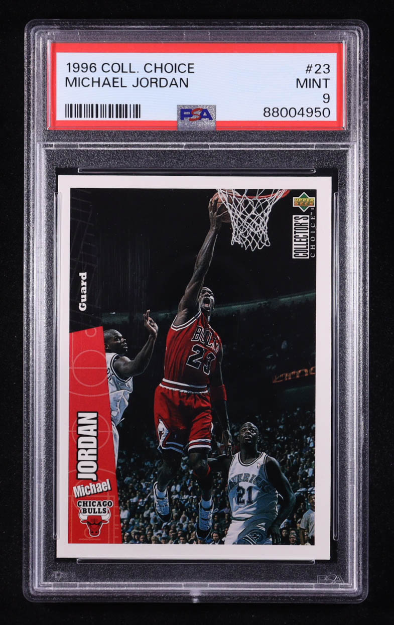 Michael Jordan 1996-97 Collector's Choice #23 (PSA 9) at PristineAuction.com Michael Jordan 1996-97 Collector's Choice #23 (PSA 9) at PristineAuction.com