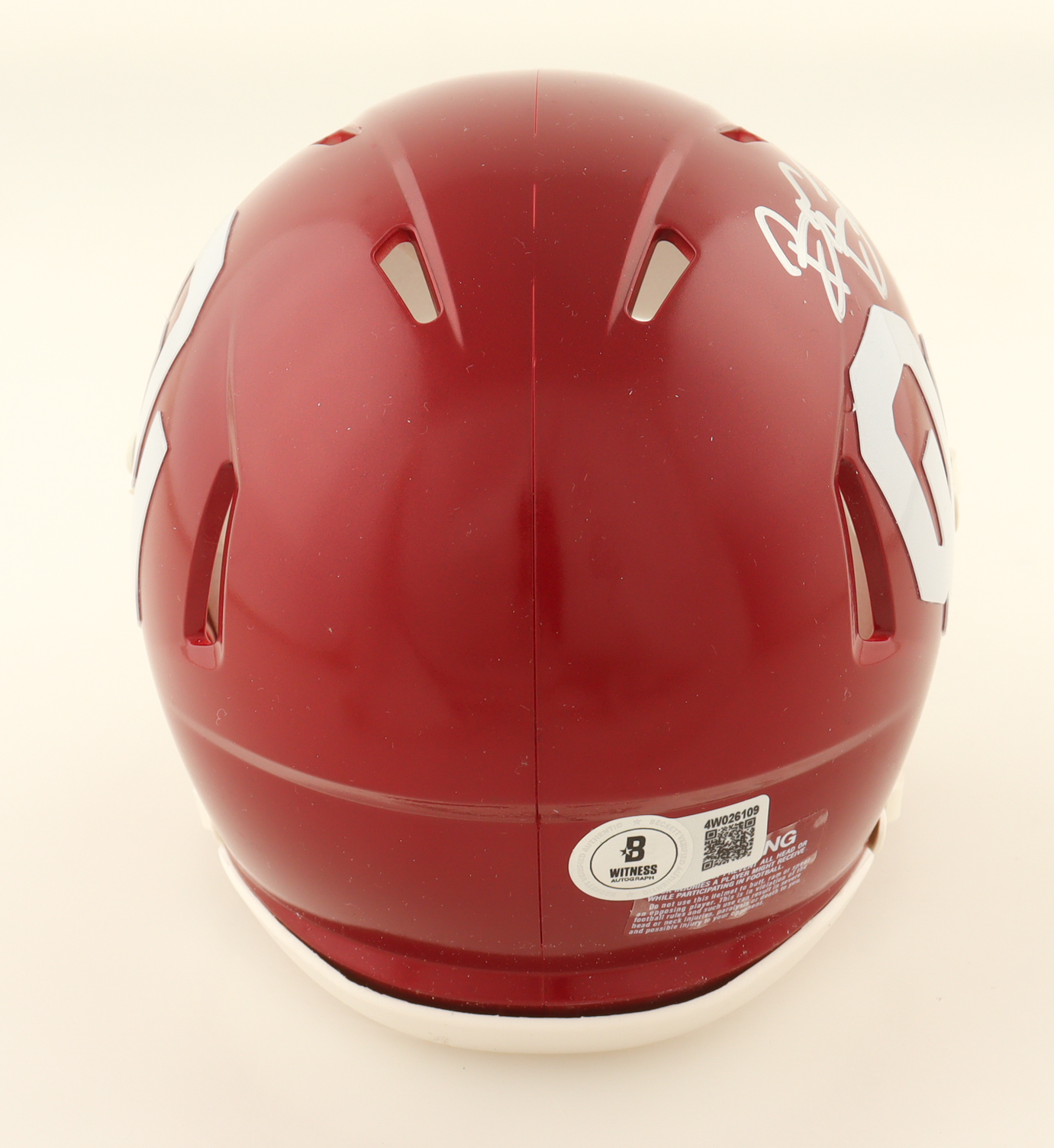 Brian Bosworth Signed Oklahoma Sooners Speed Mini Helmet Inscribed "CHOF 2015" (Beckett) at PristineAuction.com Brian Bosworth Signed Oklahoma Sooners Speed Mini Helmet Inscribed "CHOF 2015" (Beckett) at PristineAuction.com