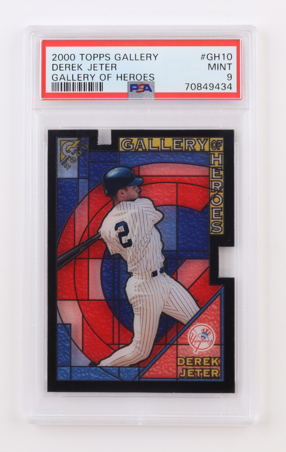 Derek Jeter 2000 Topps Gallery Gallery of Heroes #GH10 (PSA 9) at PristineAuction.com Derek Jeter 2000 Topps Gallery Gallery of Heroes #GH10 (PSA 9) at PristineAuction.com