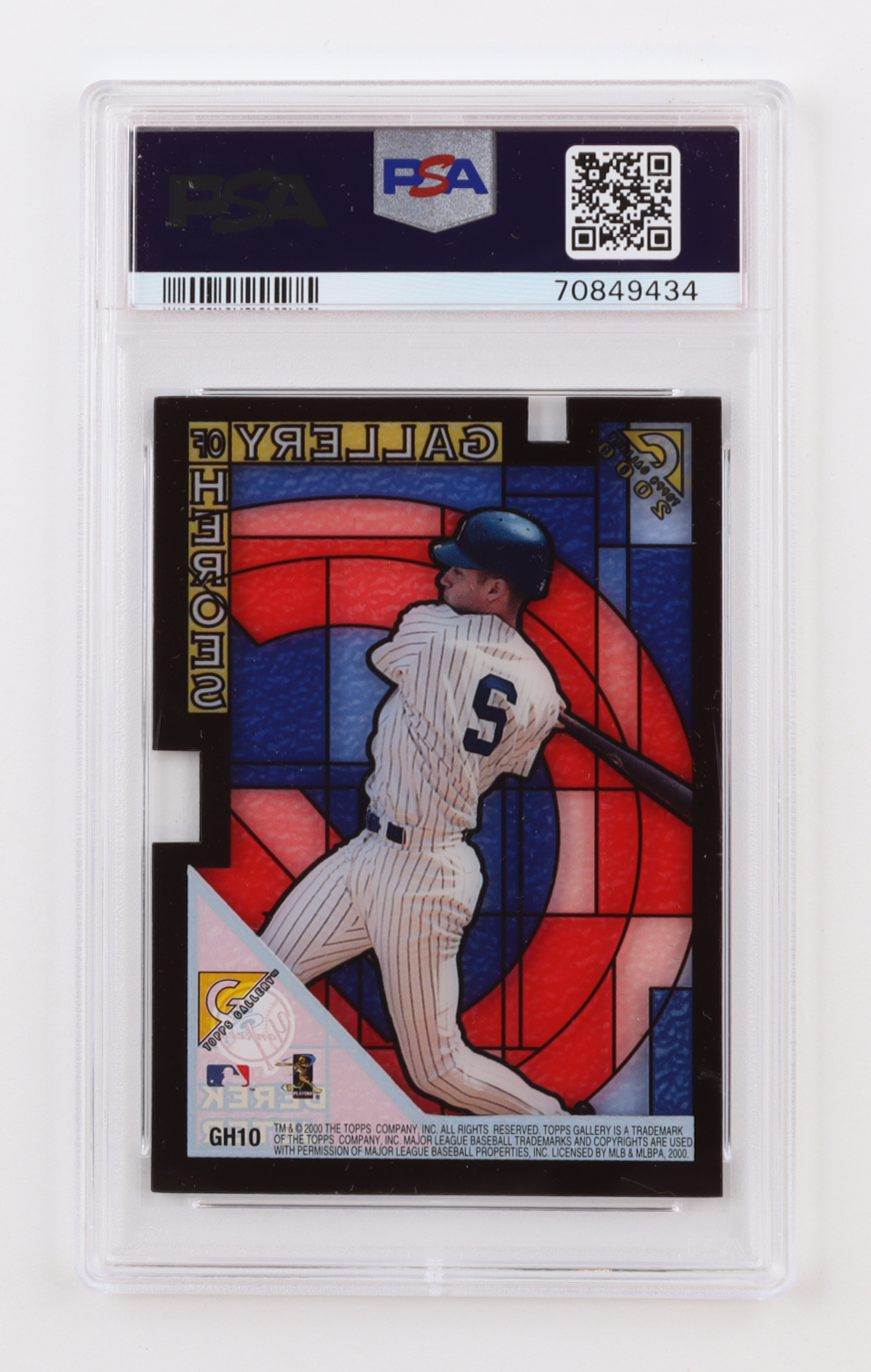 Derek Jeter 2000 Topps Gallery Gallery of Heroes #GH10 (PSA 9) at PristineAuction.com Derek Jeter 2000 Topps Gallery Gallery of Heroes #GH10 (PSA 9) at PristineAuction.com