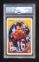 Joe Montana 1991 Upper Deck Football Heroes 1989 NFL's MVP #6 (PSA | Autograph Graded PSA Authentic) at PristineAuction.com