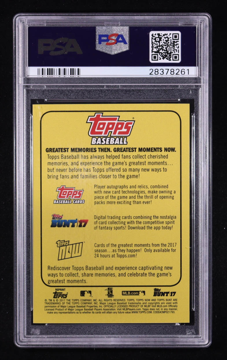 Hank Aaron 2017 Topps Rediscover Topps #RT1 (PSA 10) at PristineAuction.com Hank Aaron 2017 Topps Rediscover Topps #RT1 (PSA 10) at PristineAuction.com