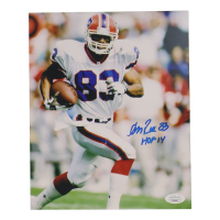 Andre Reed Signed Bills 8x10 Photo Inscribed "HOF 14" (JSA) at PristineAuction.com