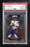Justin Fields Signed 2021 Panini Prizm #334 RC (PSA | Auto Grade PSA 10) at PristineAuction.com