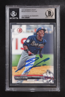 Ronald Acuna Jr. Signed 2017 Bowman Draft #BD39 RC (Beckett | Auto Grade BGS Authentic) at PristineAuction.com