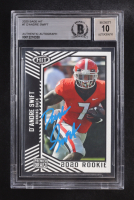 D'andre Swift Signed 2020 SAGE HIT #7 RC (Beckett | Auto Grade BGS 10) at PristineAuction.com