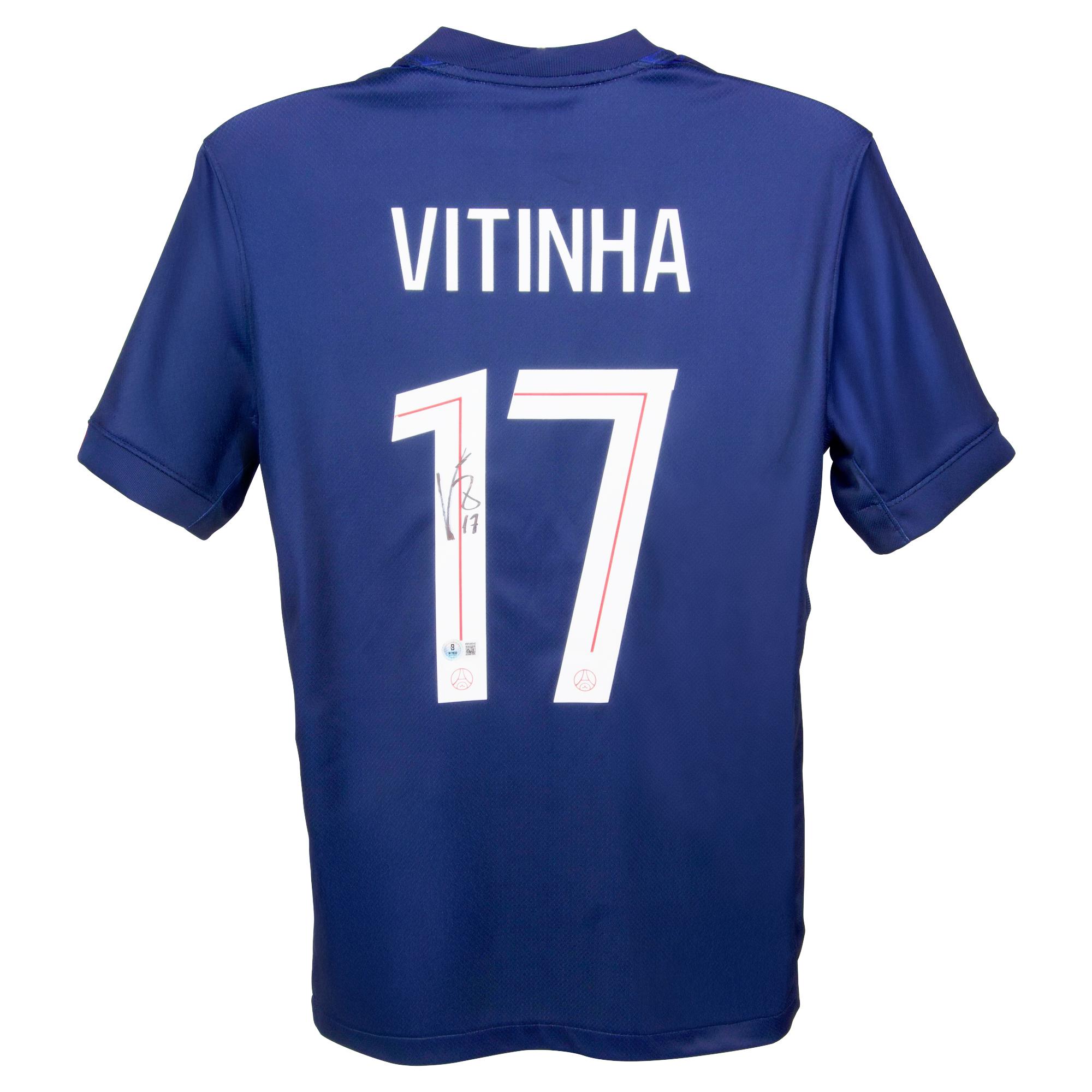 Vitinha Signed Paris Saint-Germain Nike Authentic Jersey (Beckett) at PristineAuction.com Vitinha Signed Paris Saint-Germain Nike Authentic Jersey (Beckett) at PristineAuction.com