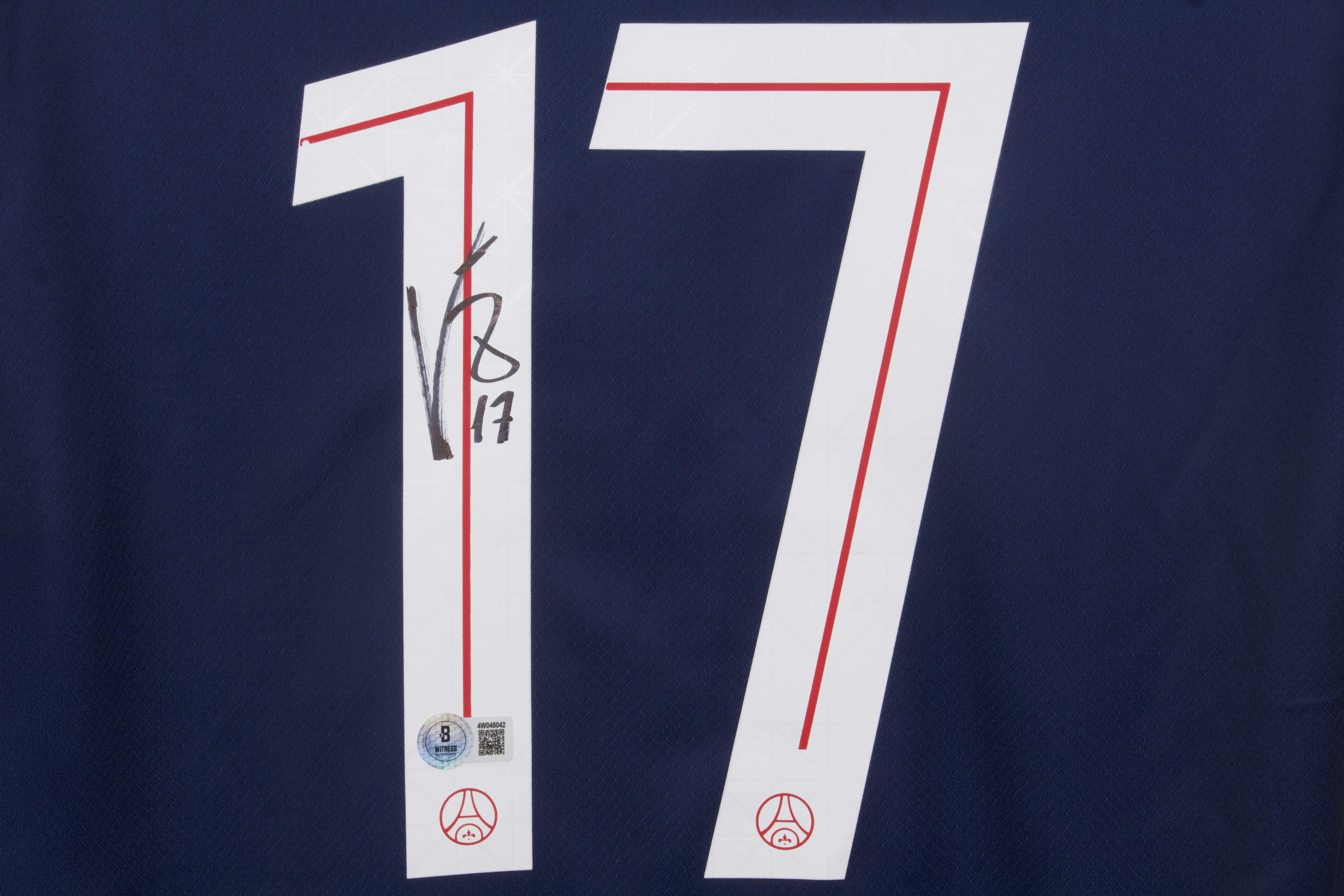 Vitinha Signed Paris Saint-Germain Nike Authentic Jersey (Beckett) at PristineAuction.com Vitinha Signed Paris Saint-Germain Nike Authentic Jersey (Beckett) at PristineAuction.com