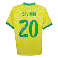 Savinho Signed Brazil National Team Nike Authentic Jersey (Beckett) at PristineAuction.com