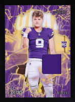 J.J. McCarthy 2024 Absolute Rookie Force Jerseys #13 RC at PristineAuction.com