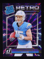 Ladd McConkey 2024 Donruss Rated Rookies Retro #5 RC at PristineAuction.com