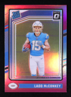 Ladd McConkey 2024 Donruss Optic Rated Rookie Pink #266 RC at PristineAuction.com