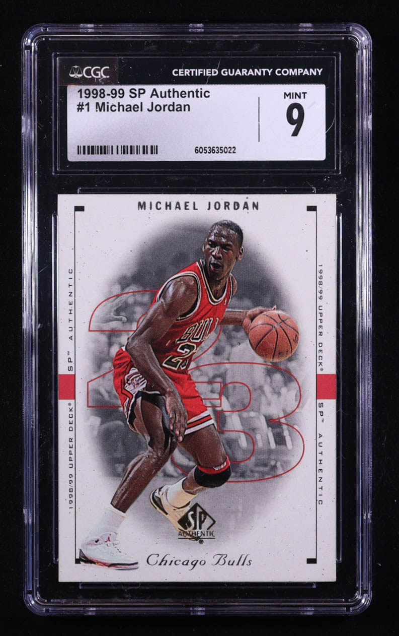 Michael Jordan 1998-99 SP Authentic #1 (CGC 9) at PristineAuction.com Michael Jordan 1998-99 SP Authentic #1 (CGC 9) at PristineAuction.com