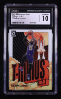 LeBron James 2021-22 Donruss Optic T-Minus 3...2...1 #2 (CGC 10) at PristineAuction.com