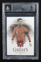 Cristiano Ronaldo 2024 Futera Unique World Football The Greats Quartz #112 #46/55 (BGS 6) at PristineAuction.com