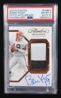 Bernie Kosar 2023 Panini Flawless Patch Auto Bronze #PABKO #6/6 (PSA 8 | Autograph Grade 10) at PristineAuction.com