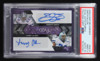 Emmitt Smith / Larry Allen 2024 Leaf Decadence Dual Autographs Purple #DA13 #5/5 (PSA 9 | Autograph Grade 10) at PristineAuction.com