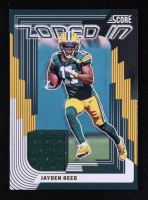 Jayden Reed 2025 Score Zoned In Jerseys #36 at PristineAuction.com