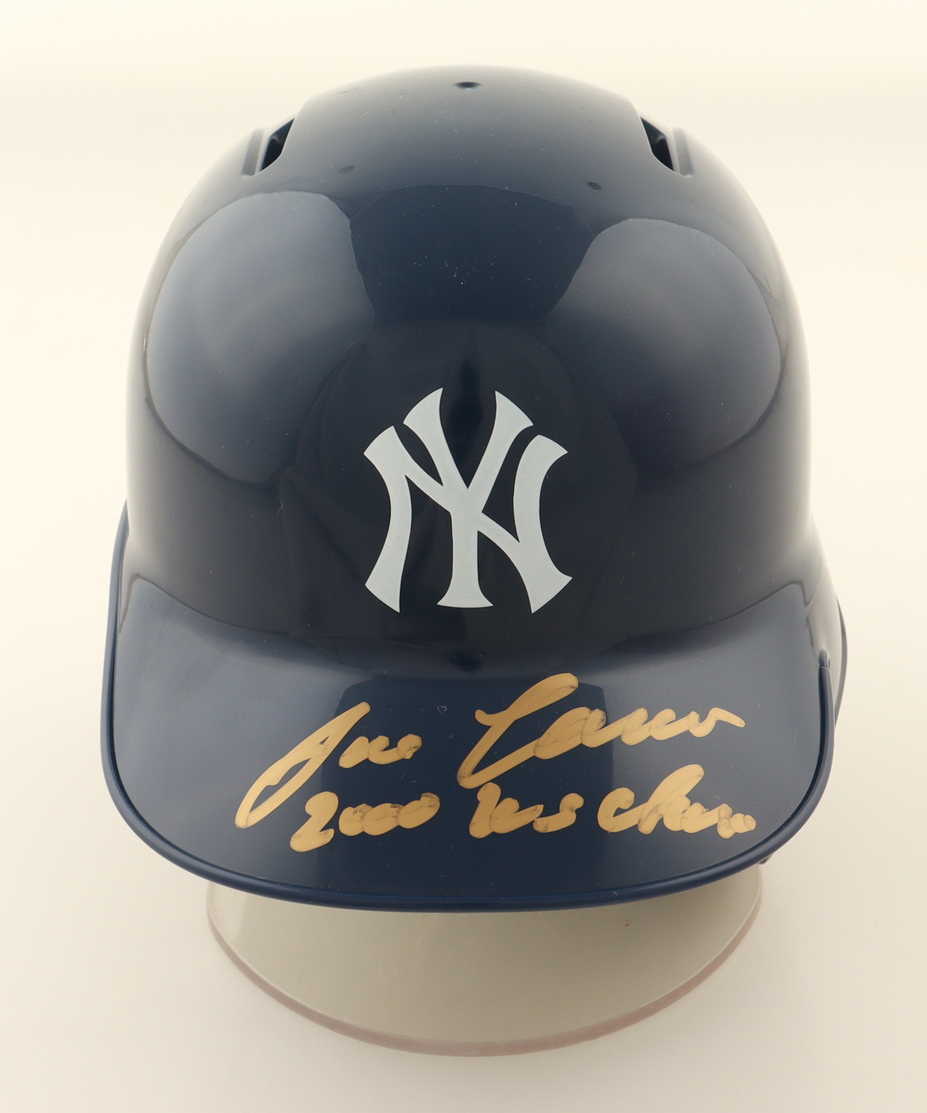 Jose Canseco Signed Yankees Mini Batting Helmet Inscribed "2000 WS Champs" (Beckett) at PristineAuction.com Jose Canseco Signed Yankees Mini Batting Helmet Inscribed "2000 WS Champs" (Beckett) at PristineAuction.com