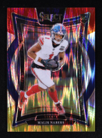 Malik Nabers 2024 Select Prizm Red and Yellow Shock #29 RC at PristineAuction.com