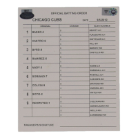 2010 Cubs Official Game-Used Batting Order Lineup Card (MLB & Steiner) at PristineAuction.com
