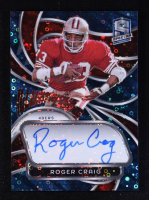 Roger Craig 2024 Panini Spectra Illustrious Legends Autographs Neon Blue #14 #13/50 at PristineAuction.com