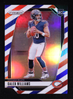 Caleb Williams 2024 Panini Prizm Prizms Red White and Blue #301 RC at PristineAuction.com