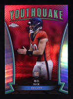 Bo Nix 2024 Topps Chrome Youthquake Pink Refractors #Y16 RC at PristineAuction.com