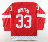 Kris Draper Signed Red Wings Jersey Inscribed "04 Selke" & "4x SC Champs" (Beckett) at PristineAuction.com