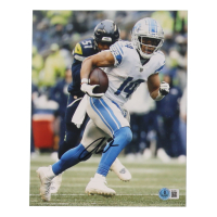 Amon-Ra St. Brown Signed Lions 8x10 Photo (Beckett) at PristineAuction.com