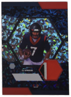 C.J. Stroud 2024 TruSport Jumbo TruCreator Cracked Ice #9 JSY at PristineAuction.com