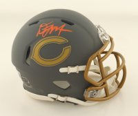 D. J. Moore Signed Bears Slate Alternate Speed Mini Helmet (Beckett) at PristineAuction.com