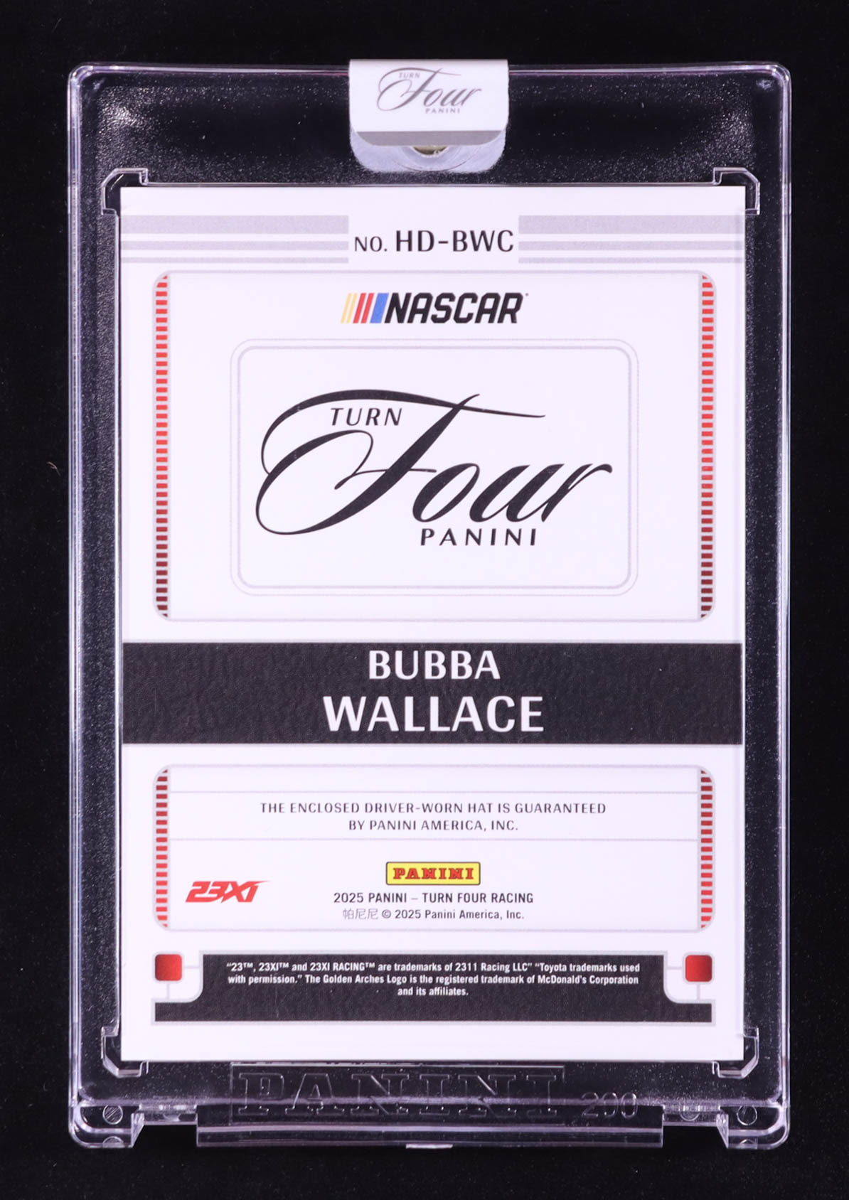 Bubba Wallace 2025 Panini Turn Four Hat Dance Blue #4 #07/20 at PristineAuction.com Bubba Wallace 2025 Panini Turn Four Hat Dance Blue #4 #07/20 at PristineAuction.com