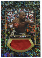 Floyd Mayweather Jr. 2024 TruSport Jumbo Trucreator Cracked Ice #22 #JCFMJ JSY at PristineAuction.com