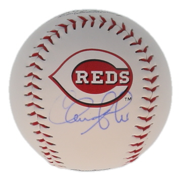 Chris Sabo Signed OML Reds Logo Baseball (AWM) at PristineAuction.com Chris Sabo Signed OML Reds Logo Baseball (AWM) at PristineAuction.com