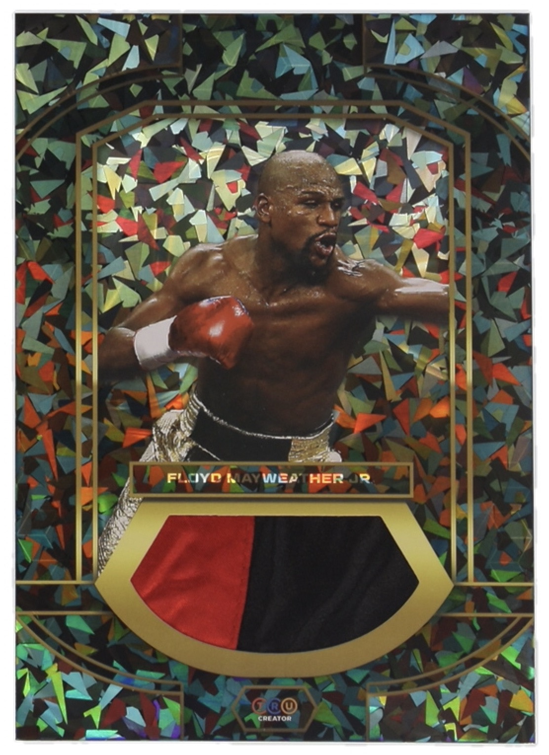 Floyd Mayweather Jr. 2024 TruSport Jumbo Trucreator Cracked Ice #22 #JCFMJ JSY at PristineAuction.com Floyd Mayweather Jr. 2024 TruSport Jumbo Trucreator Cracked Ice #22 #JCFMJ JSY at PristineAuction.com