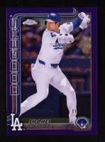 Shohei Ohtani 2025 Topps Chrome Logofractor Purple Refractors #1 #114/250 at PristineAuction.com