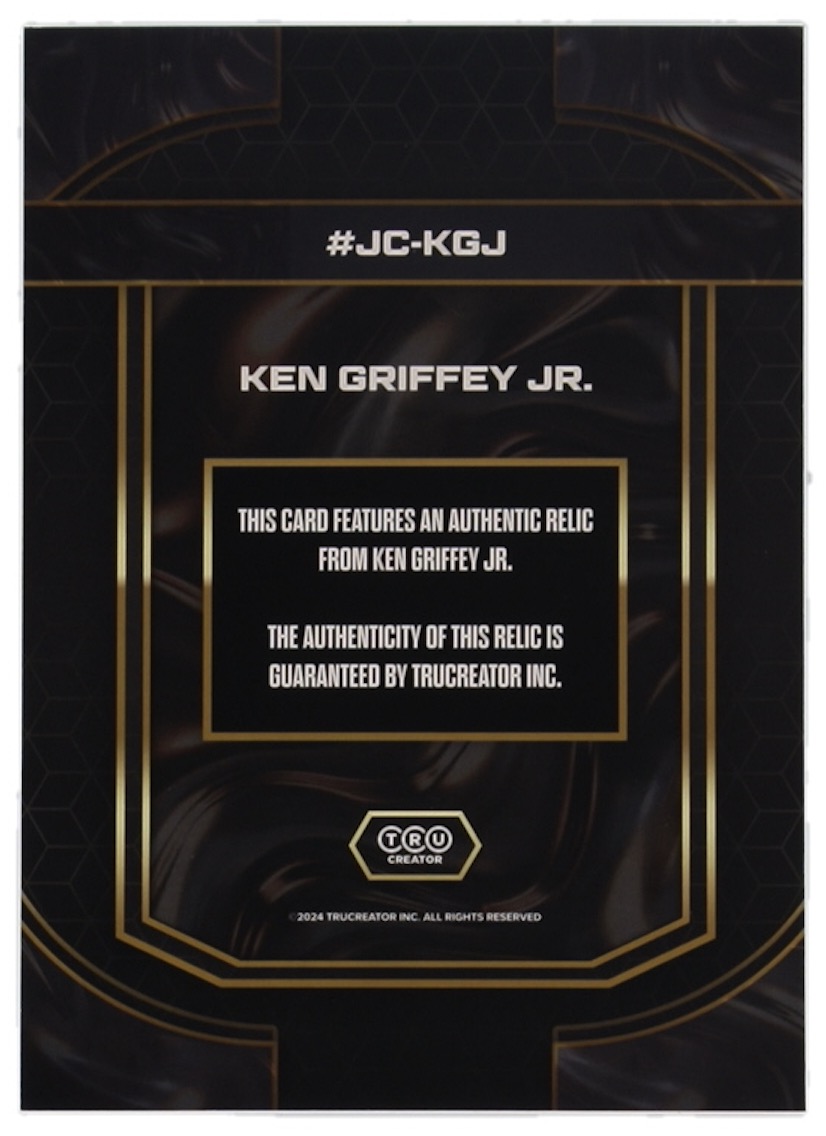 Ken Griffey Jr. 2024 TruSport Jumbo Trucreator Cracked Ice #15 #JCKGJ JSY at PristineAuction.com Ken Griffey Jr. 2024 TruSport Jumbo Trucreator Cracked Ice #15 #JCKGJ JSY at PristineAuction.com