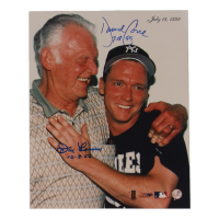 Don Larsen & David Cone Signed 8x10 Photo Inscribed "10.8.56 / 7.18.99" (JSA) at PristineAuction.com